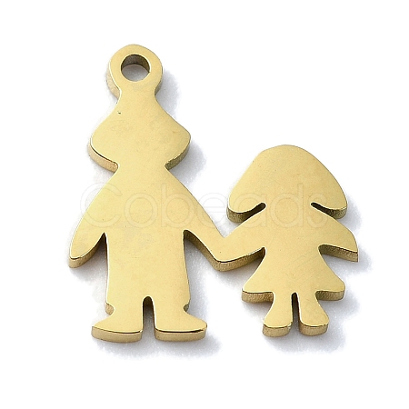 304 Stainless Steel Charms STAS-C097-31G-1