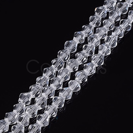 Imitation Austrian Crystal 5301 Bicone Beads GLAA-S026-07-1