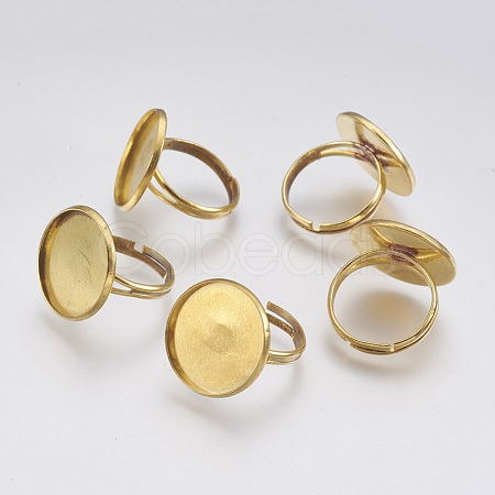 Brass Ring Shanks KK-B021-C-1