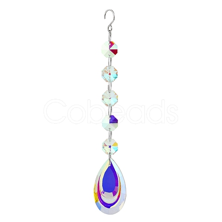 Clear AB Glass Pendant Decorations PW-WG12742-19-1