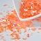 Plastic Candy Sequins/Paillette Chip, UV Resin Filler, for Epoxy Resin Jewelry Making, Orange Red, 2~20x2~16mm, about 20g/bag