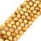 Natural Gold Tiger Eye Beads Strands, Round, 8mm, Hole: 1mm