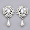 Alloy Cabochons RB-R059-04-2