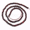 Natural Bloodstone Beads Strands G-G545-34-2
