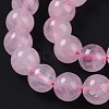 Natural Rose Quartz Beads Strands G-E252-01-6mm-3