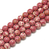 Synthetic Imperial Jasper Beads Strands G-S300-42F-8mm-1