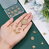 DICOSMETIC 20Pcs 5 Styles Rack Plating Brass Charms KK-DC0004-08-3