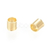 Cadmium Free & Nickel Free & Lead Free Brass Crimp Beads E003-G-NF-2