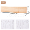 Peach Wood Hair Stick Findings MAK-WH0012-01-5