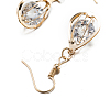 Zinc Alloy Glass Dangle Earrings EJEW-BB34061-G-4