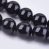 Natural Black Onyx Beads Strands G-H1567-10MM-3