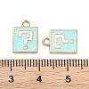 Alloy Enamel Charms ENAM-Q001-08G-04-3