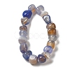 Natural Agate Beads Strands G-H295-B01-10-3