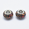 Handmade Polymer Clay European Beads CLAY-K002-C22-2