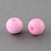 Solid Chunky Acrylic Ball Beads SACR-R812-4mm-08-1
