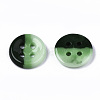 4-Hole Handmade Lampwork Sewing Buttons BUTT-T010-02B-2