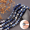 CHGCRAFT 4 Strands Natural Sodalite Beads Strands G-CA0001-11-3