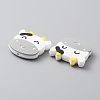 Cow Head Food Grade Silicone Beads SIL-WH0002-74B-2