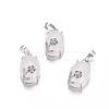 Natural Quartz Crystal Pendants G-L512-I16-1