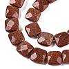 Synthetic Goldstone Beads Strands G-T138-167-3