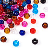 Craftdady 88pcs 8 colors Glass European Beads GLAA-CD0001-10-11