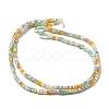 Electroplate Glass Beads Strands EGLA-F121-FR-B02-2