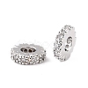 Brass Micro Pave Clear Cubic Zirconia Beads ZIRC-P091-04B-P-RS-2