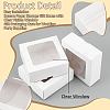 Square Paper Storage Gift Boxes with Clear Visible Window CON-WH0095-64A-4