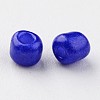 8/0 3mm Baking Paint Glass Seed Beads Loose Spacer Beads X-SEED-S002-K6-2