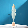 Iron Feather Display Decorations FEAT-PW0001-001A-1