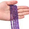 Natural Amethyst Beads Strands X-G-C073-6mm-3-5