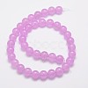 Natural & Dyed Malaysia Jade Bead Strands G-G659-10mm-A17-2