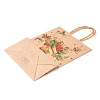 Christmas Theme Printed Kraft Paper Bags with Handles ABAG-M008-08B-3