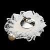 Romantic Classic Polyester Lace Bowknot Brooch for Women JEWB-B011-02C-2