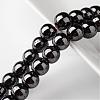 Non-Magnetic Synthetic Hematite Beads Strands X-G-H1624-6mm-1-2