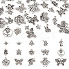 30Pcs 15 Style Tibetan Style Alloy Pendants FIND-TA0002-88-10