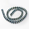 Electroplate Non-magnetic Synthetic Hematite Bead Strands G-F300-31A-07-2