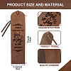 Cowhide Leather Labels AJEW-WH0386-0023-2