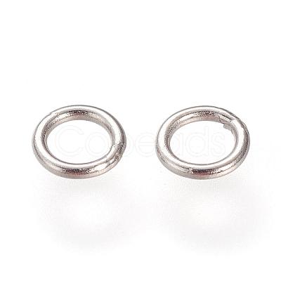 Tarnish Resistant 304 Stainless Steel Round Rings STAS-S066-16-6mm-1