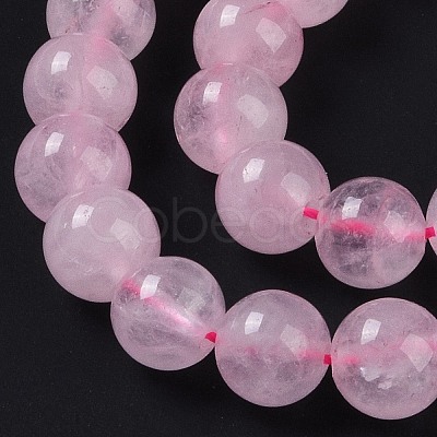 Natural Rose Quartz Beads Strands G-E252-01-6mm-1