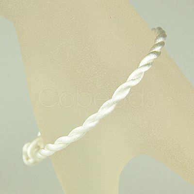 Nylon Rattail Satin Cord Bracelet Making AJEW-JB00019-15-1