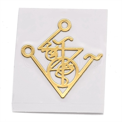 Self Adhesive Brass Stickers DIY-I044-20G-1