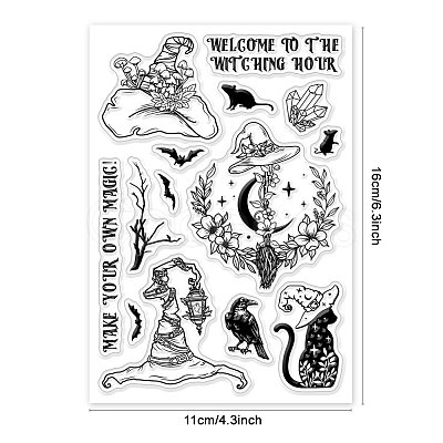 Custom PVC Plastic Clear Stamps DIY-WH0448-0500-1