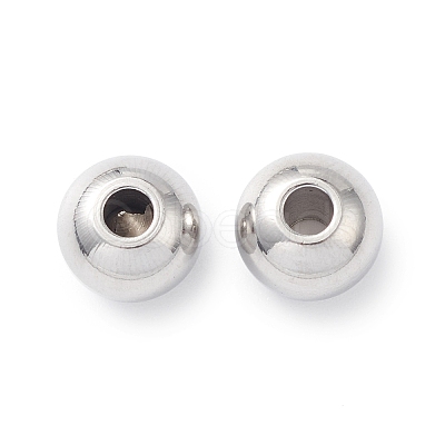 Non-Tarnish 304 Stainless Steel Spacer Beads STAS-T021-10-1