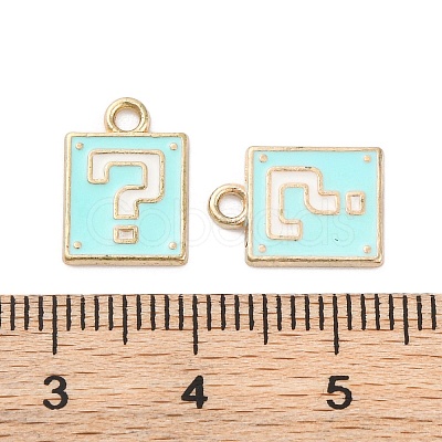 Alloy Enamel Charms ENAM-Q001-08G-04-1