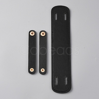 Imitation Leather Bag Handle Wraps FIND-WH0126-223B-1