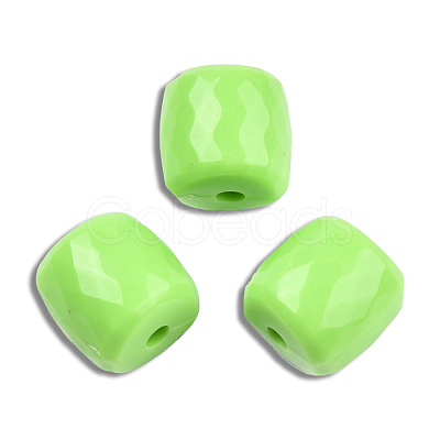 Opaque Acrylic Beads SACR-N017-05F-1