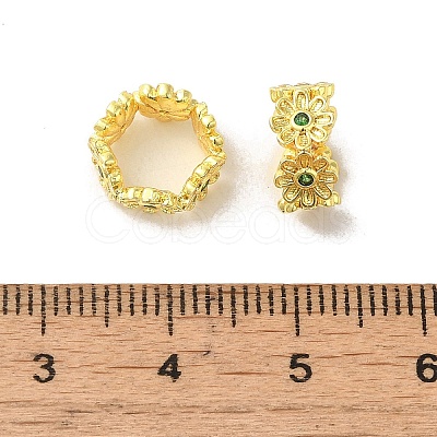 Rack Plating Brass Beads KK-B088-01C-01G-1