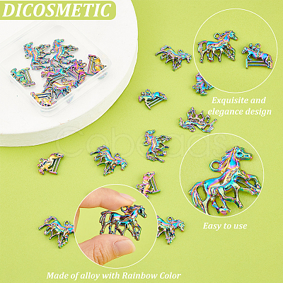 DICOSMETIC 20Pcs 2 Style Alloy Pendant FIND-DC0002-21-1