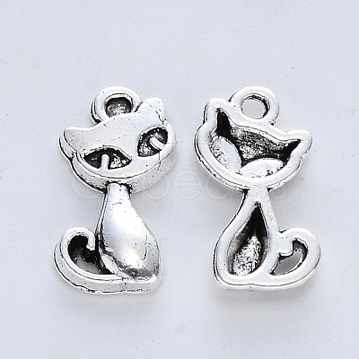 Tibetan Style Alloy Pendants TIBE-R316-051AS-RS-1